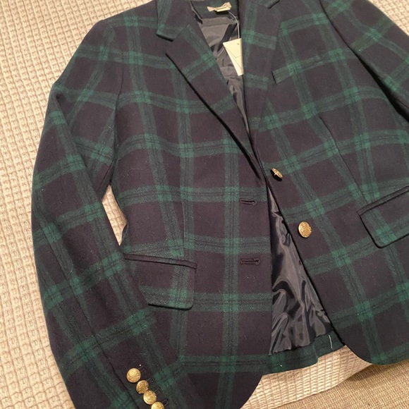 New🤍J crew Tartan schoolboy blazer - Picture 8 of 9